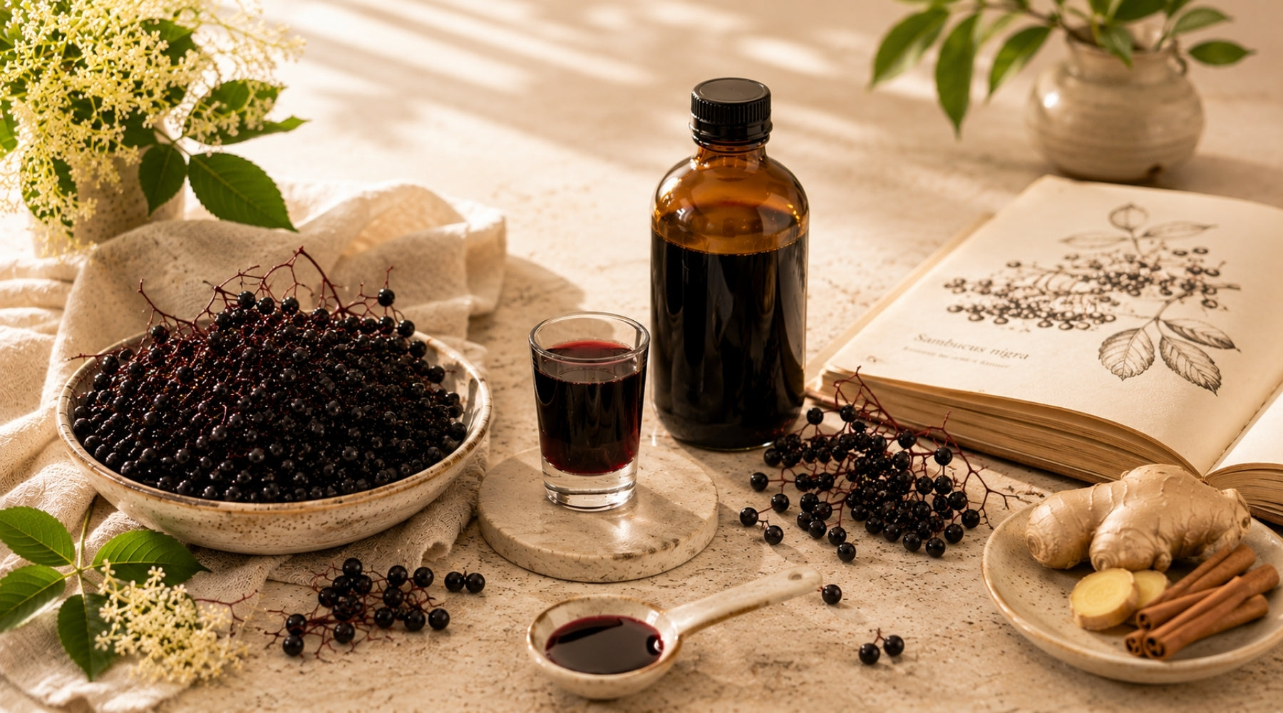 European black elderberries (Sambucus nigra) what makes them different compared to other varieties of elderberries.