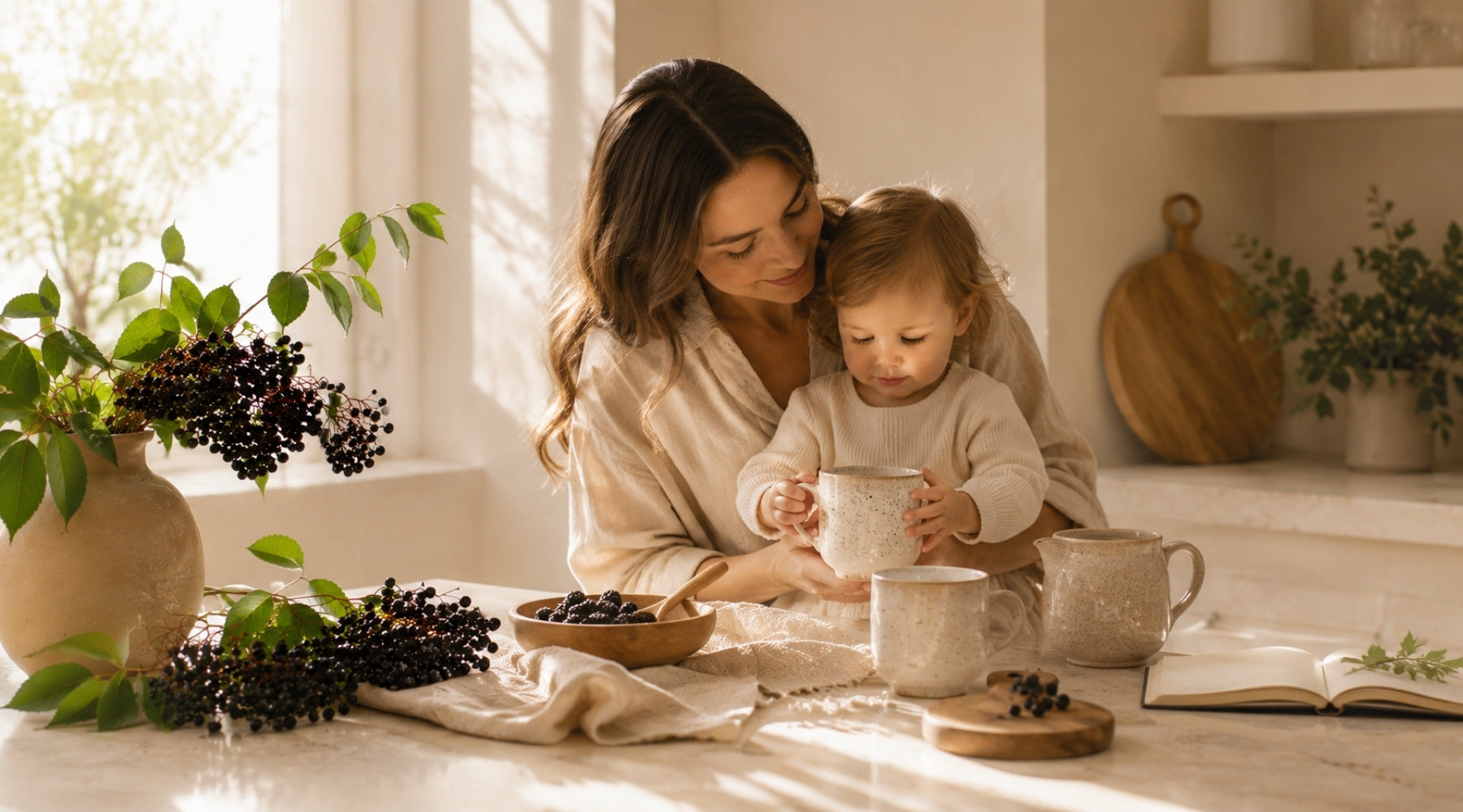 elderberry syrup used as part of a daily wellness routine