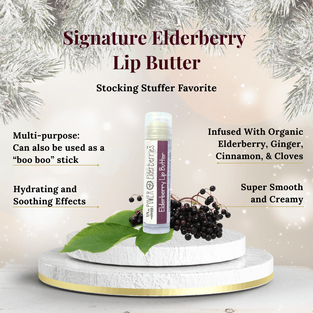 Signature Elderberry Lip Butter – Hydrating & Soothing Balm