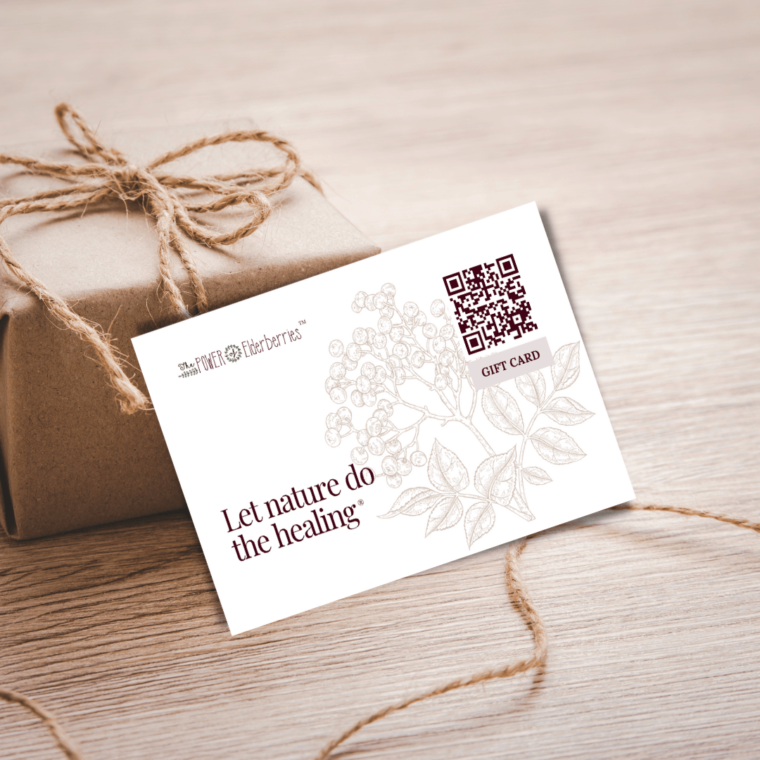 Gift card with gift box - Let nature do the healing