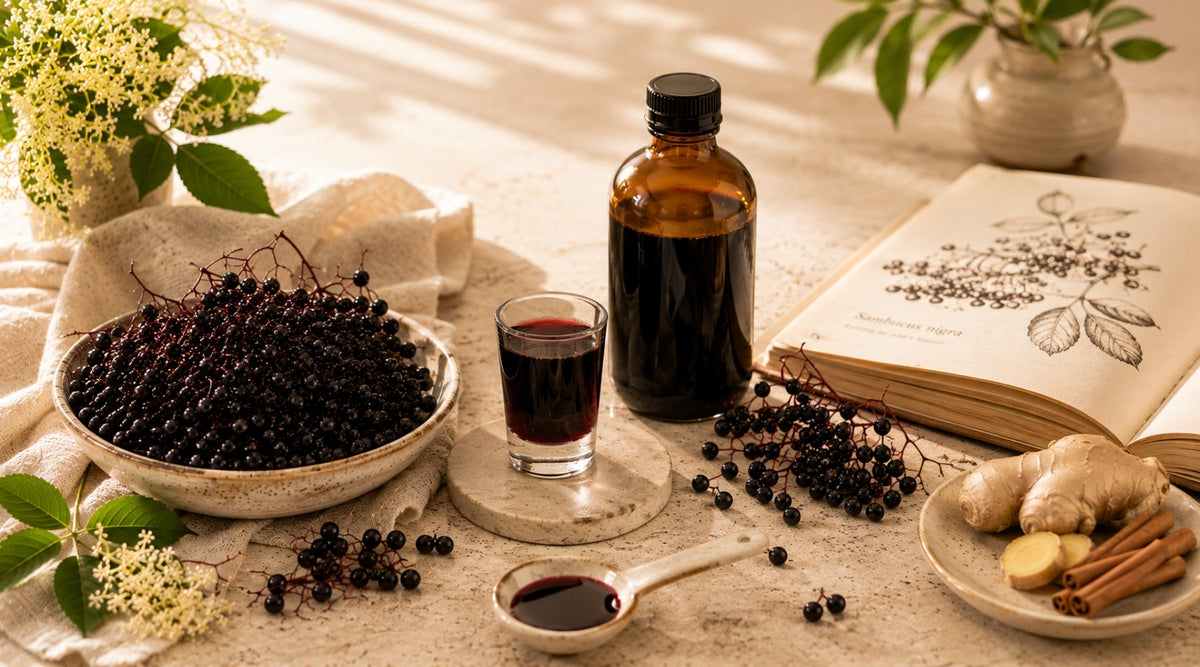 European black elderberries (Sambucus nigra) what makes them different compared to other varieties of elderberries.
