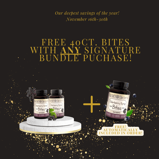 On The Go Bundle: Signature Elderberry Syrup Bites™ 40ct. x 2