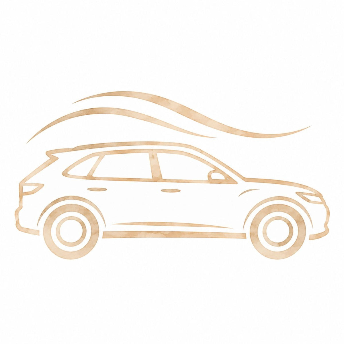 A car image to represent on-the-go wellness routine.