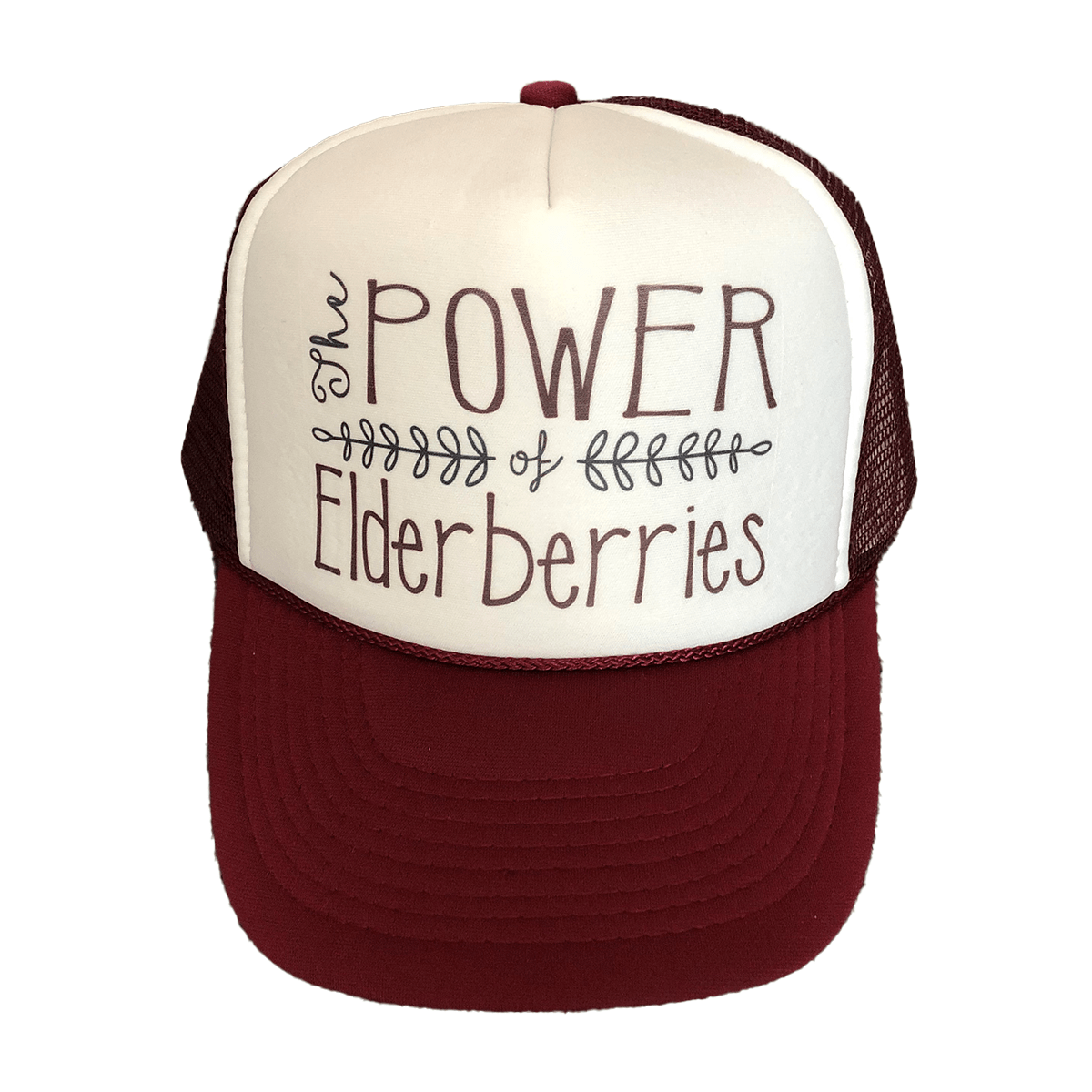 The POWER of Elderberries Trucker Hat Adult Trucker Hat