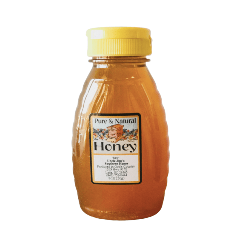 The POWER of Elderberries Local Raw Honey 8oz. Local Raw Honey