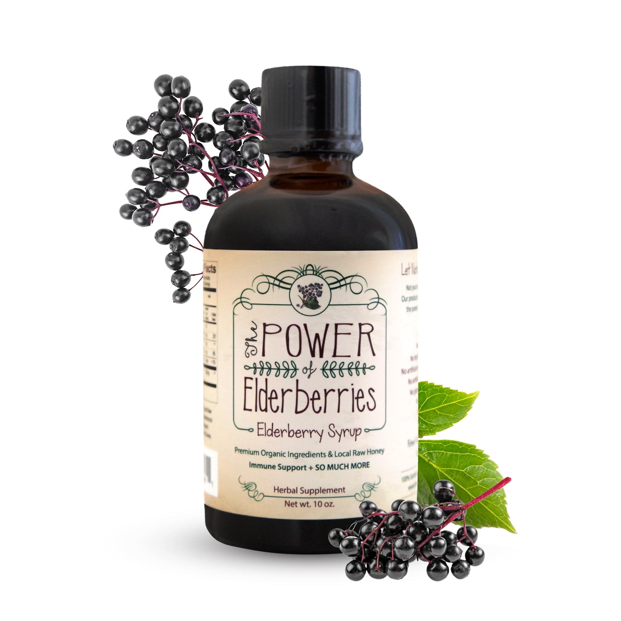 The POWER of Elderberries Wholesale 10oz. Elderberry Syrup –  1 case (12 bottles)